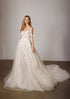 Elegant Off The Shoulder Sweetheart Lace Applique A Line Wedding Dresses